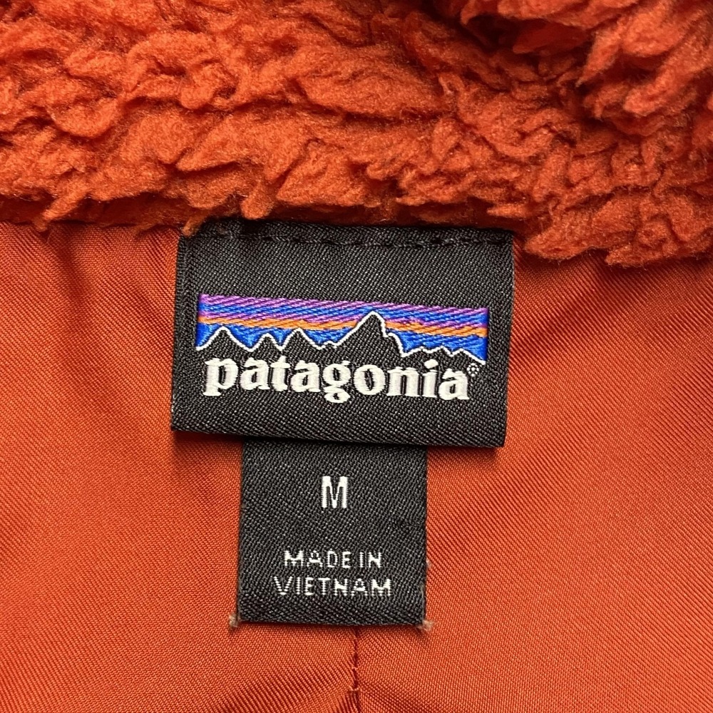 Patagonia‎ Vest Womens Medium Orange Los Gatos Fleece Full Zip Lined STY25216 - Picture 3 of 9